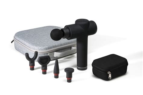 Hi5 Nova Vibration Massage Gun with 7 Head Attachment and Gift Box, Black. . Massage gun toy attachment